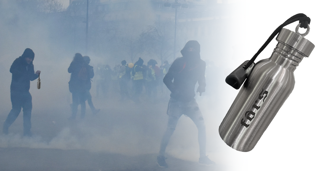 Riots and the Inspiration for Fors Self Defense Water Bottle.